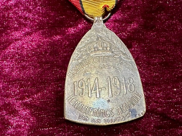WW1 Belgian Medal 22